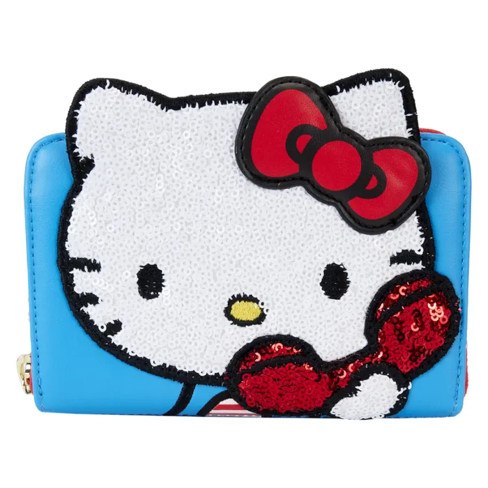 Sanrio Exclusive Hello Kitty 50th Anniversary Phone Sequin Cosplay Zip Around Wallet Unisex Loungefly Bags and Wallets Sanrio Exclusive Hello Kitty 50th Anniversary Phone Sequin Cosplay Zip Around Wallet Unisex Loungefly Bags and Wallets