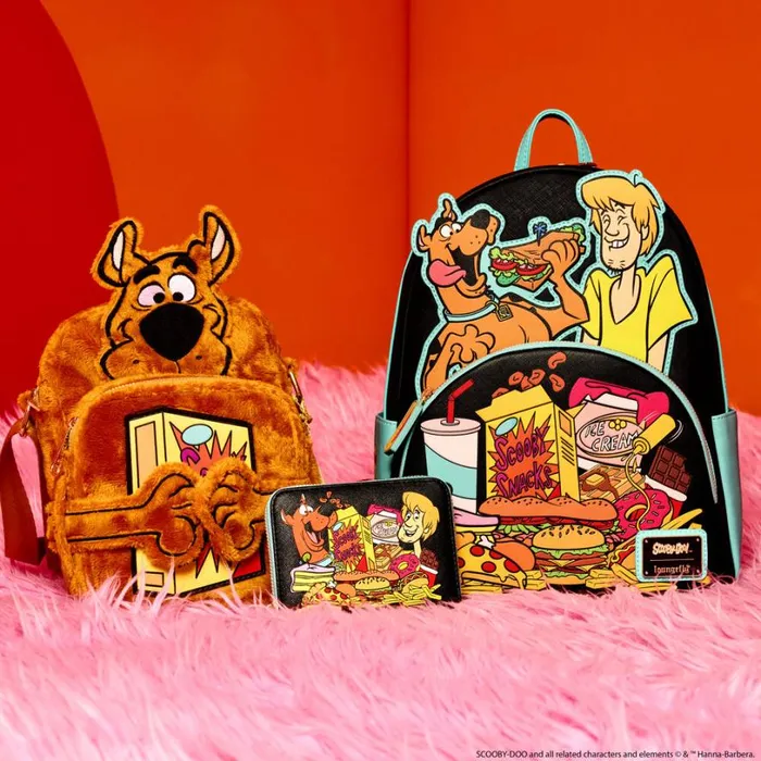 ScoobyDoo Snacks Zip Around Wallet Unisex Loungefly Bags and Wallets