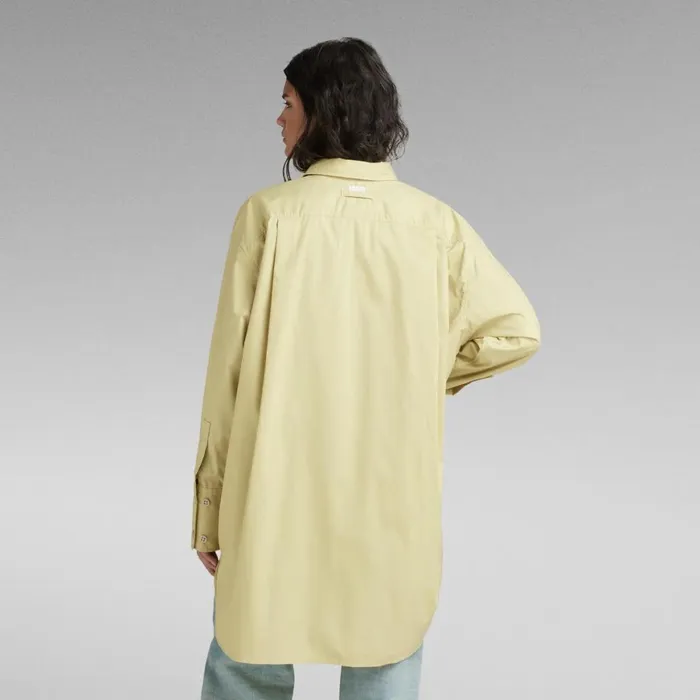 Shirts and Blouses Women GStar RAW Oversized Boyfriend Shirt Leek Green
