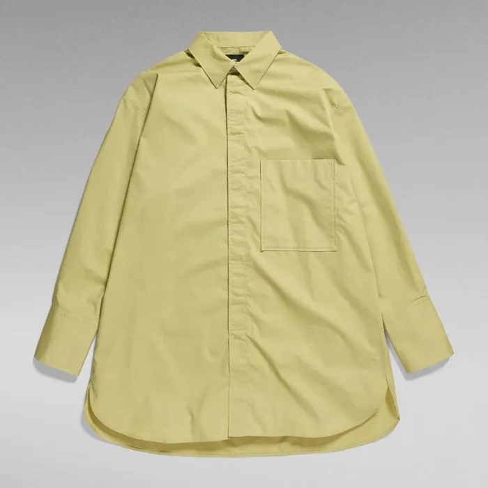 Shirts and Blouses Women GStar RAW Oversized Boyfriend Shirt Leek Green