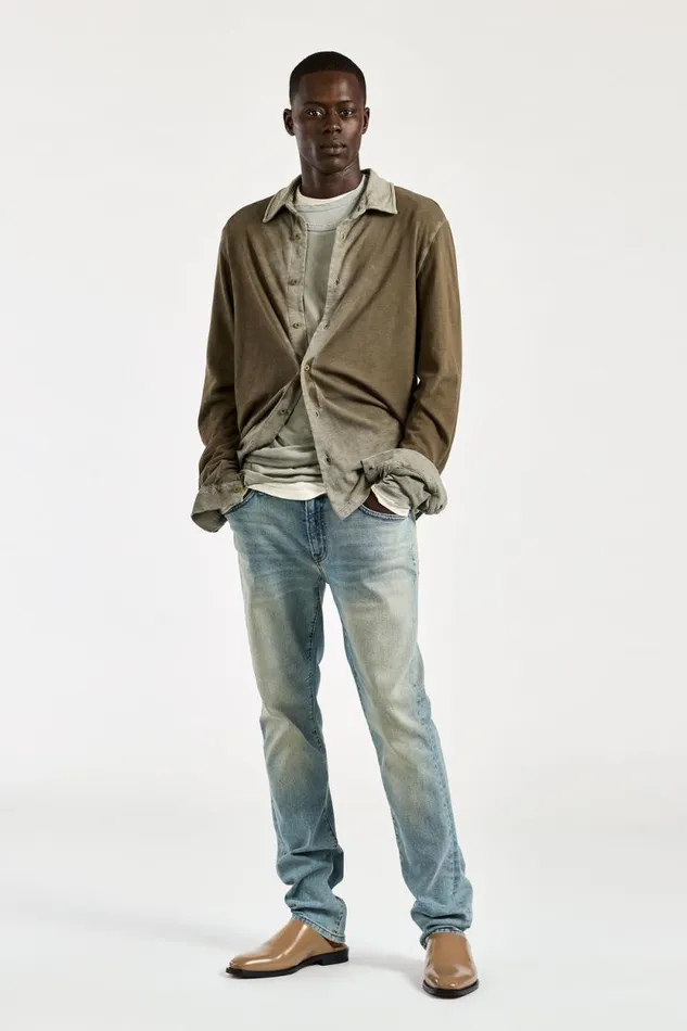 Shirts Men COTTON CITIZEN Presley Buttondown Vintage Taupe Shirts Men COTTON CITIZEN Presley Buttondown Vintage Taupe