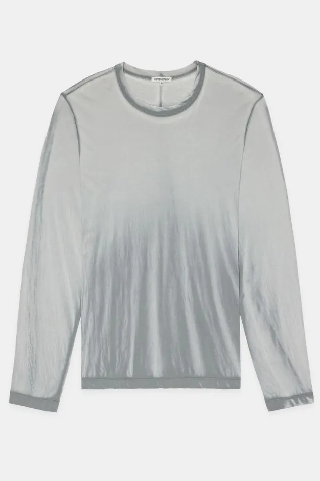 Shirts Men COTTON CITIZEN Prince Long Sleeve Shirt Cement Cast