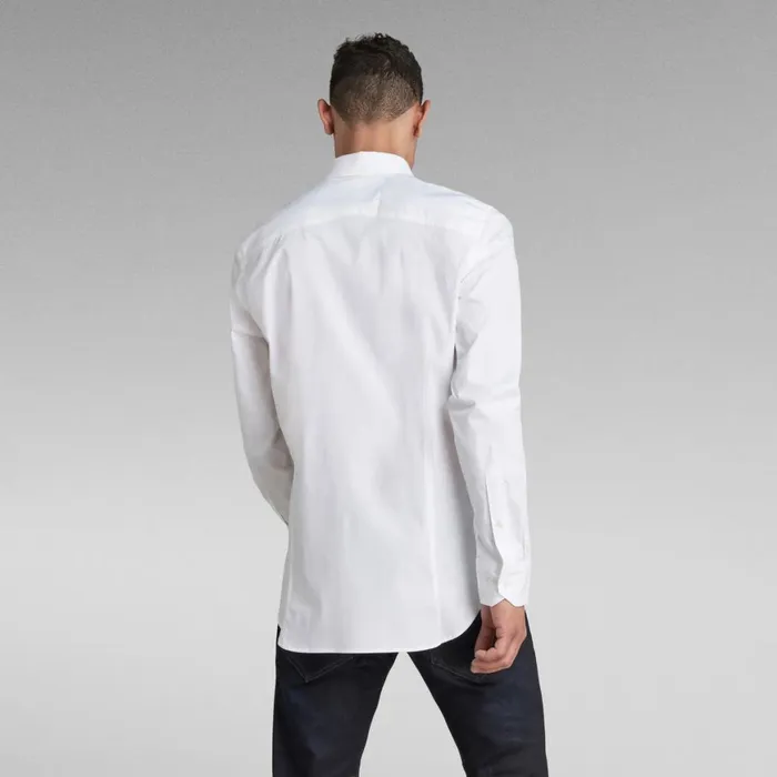 Shirts Men GStar RAW Dressed Super Slim Shirt White