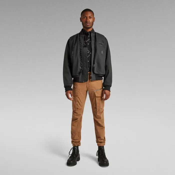 Shirts Men GStar RAW Plaid Slim Shirt Dark Black Louis Check