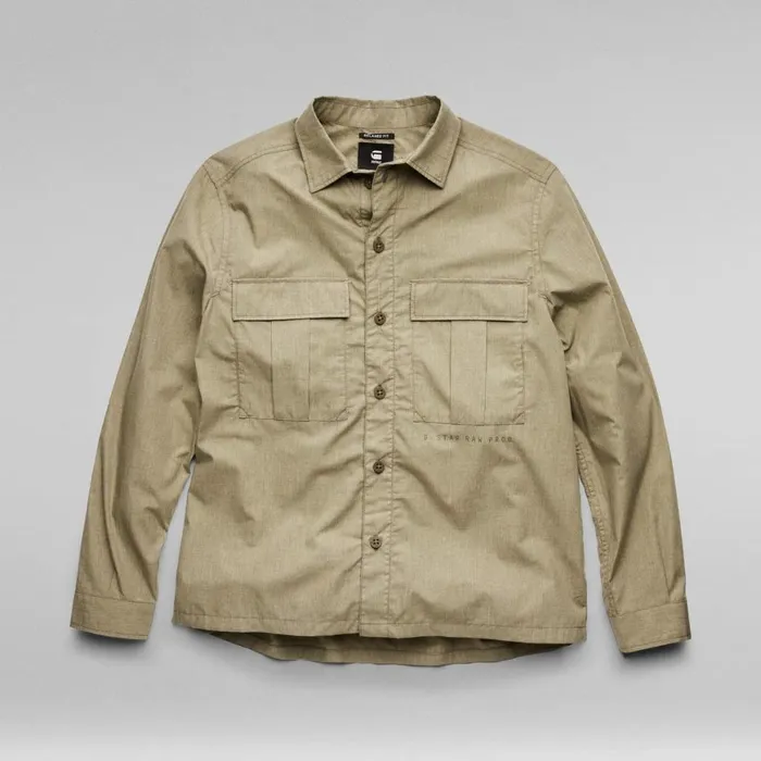 Shirts Men GStar RAW Utility Relaxed Shirt Army Green