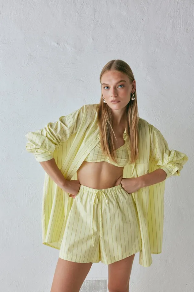 Shirts Women VRG GRL June Shirt Citrus