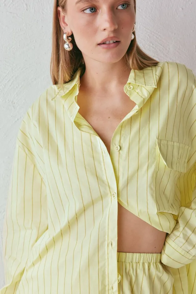 Shirts Women VRG GRL June Shirt Citrus