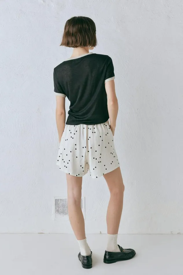 Short Sleeve Women VRG GRL Lane Tee Black