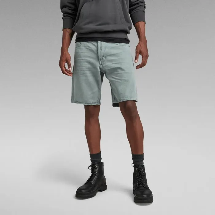 Shorts Men GStar RAW Triple A Denim Shorts Rainbow Foliage Green Gd