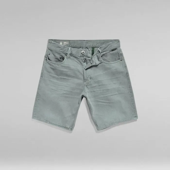 Shorts Men GStar RAW Triple A Denim Shorts Rainbow Foliage Green Gd