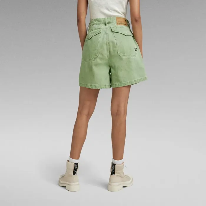 Shorts Women GStar RAW Fatigue Shorts Rainbow Cameo Green Gd