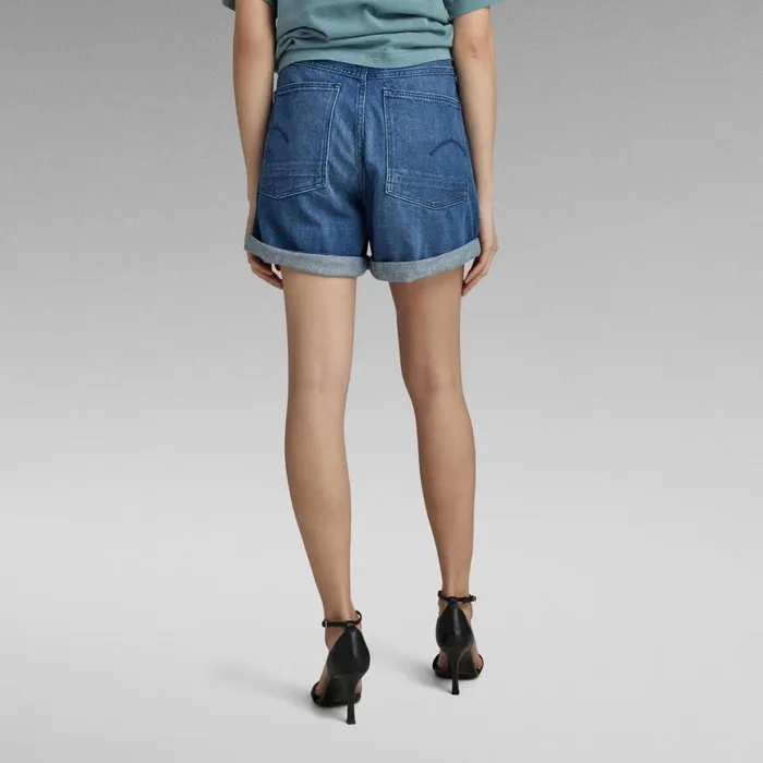 Shorts Women GStar RAW Lintell Denim Shorts Faded Caribbean
