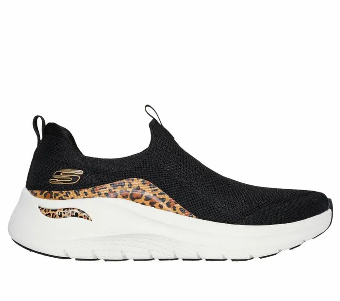 Skechers Arch Fit 20 8211 Wild Path Black Women Athletic Sneakers