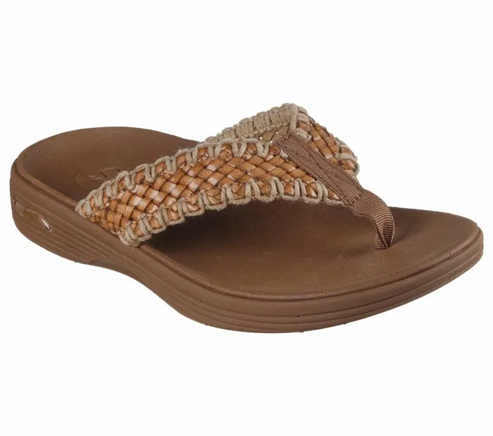 Skechers Arch Fit Maui 8211 Sweet Waves Luggage Women Sandals Skechers Arch Fit Maui 8211 Sweet Waves Luggage Women Sandals
