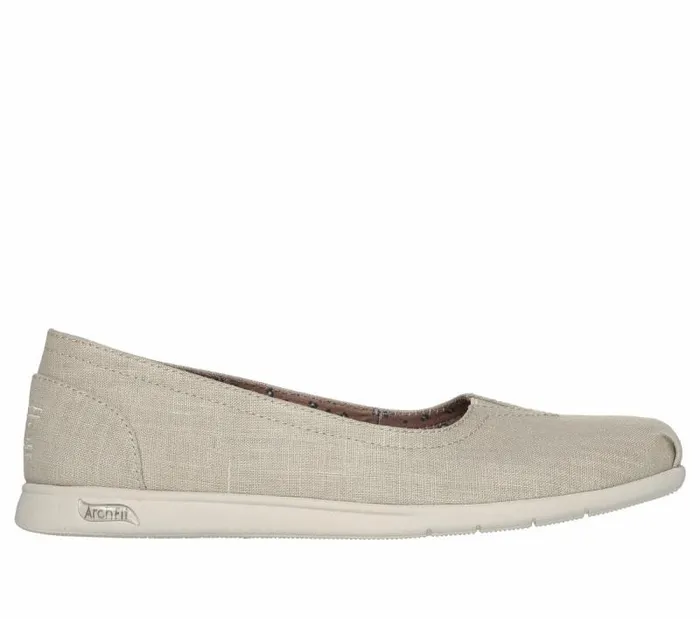 Skechers BOBS Arch Fit Plush 8211 By The Way Natural Women Flats