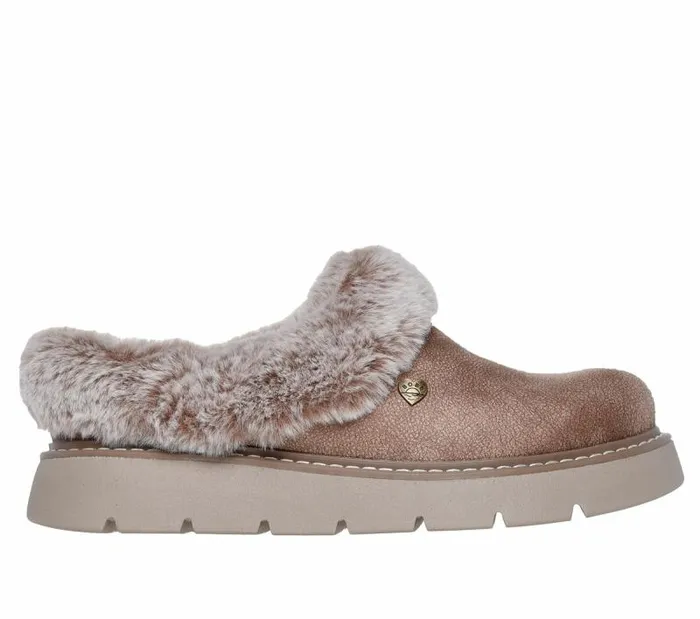 Skechers BOBS Keepsakes Lite 8211 Cozy Blend Taupe Women SlipOns
