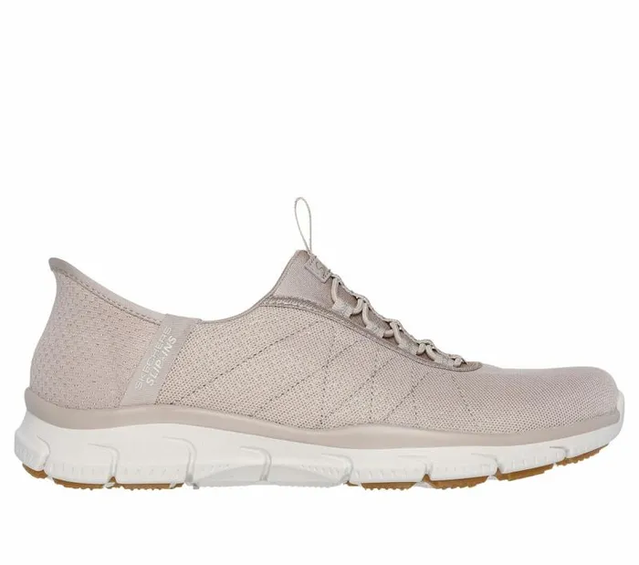 Skechers Brilliance 8211 Night Shift Taupe Women Casual Sneakers