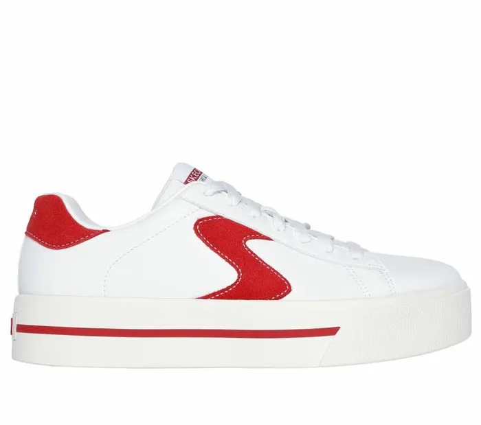 Skechers Camdenn 8211 Been Lifted White Red Women Casual Sneakers