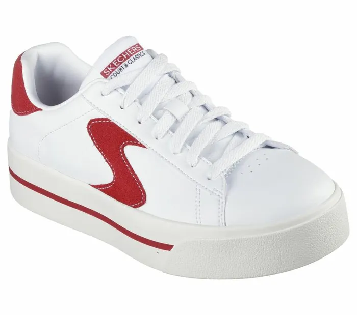 Skechers Camdenn 8211 Been Lifted White Red Women Casual Sneakers Skechers Camdenn 8211 Been Lifted White Red Women Casual Sneakers