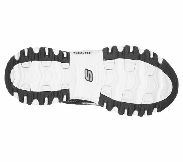 Skechers D039Lites 8211 Biggest Fan Black White Women Athletic Sneakers Skechers D039Lites 8211 Biggest Fan Black White Women Athletic Sneakers