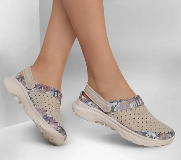 Skechers Foamies GO WALK 7 8211 Puppy Party Taupe Multi Women SlipOns Skechers Foamies GO WALK 7 8211 Puppy Party Taupe Multi Women SlipOns