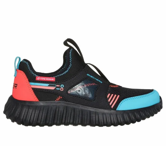 Skechers Game Kicks Depth Charge 20 Black Multi Kids Athletic Shoes and Sneakers Skechers Game Kicks Depth Charge 20 Black Multi Kids Athletic Shoes and Sneakers