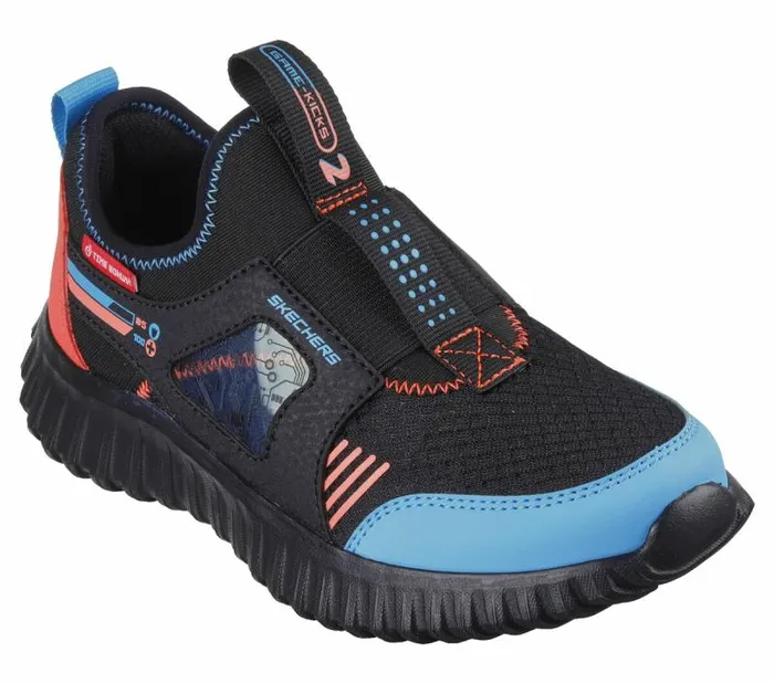 Skechers Game Kicks Depth Charge 20 Black Multi Kids Athletic Shoes and Sneakers Skechers Game Kicks Depth Charge 20 Black Multi Kids Athletic Shoes and Sneakers