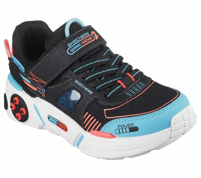 Skechers Game Kicks Gametronix 20 Black Multi Kids Athletic Shoes and Sneakers Skechers Game Kicks Gametronix 20 Black Multi Kids Athletic Shoes and Sneakers