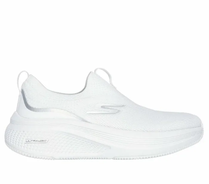 Skechers GO RUN Elevate 8211 Cadena White Silver Women Athletic Sneakers