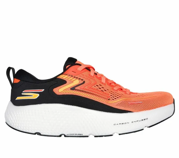 Skechers GO RUN Max Road 6 Red Black Men Athletic Sneakers