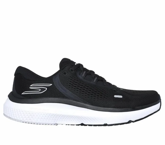 Skechers GO RUN Pure 4 Arch Fit Black White Men Athletic Sneakers