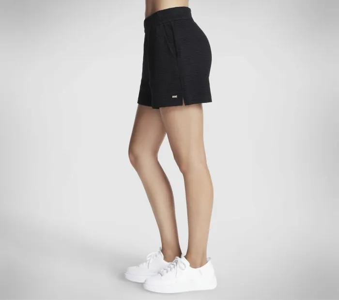 Skechers GO WALK Everywhere Diamond 4 Inch Short Black Women Bottoms Skechers GO WALK Everywhere Diamond 4 Inch Short Black Women Bottoms