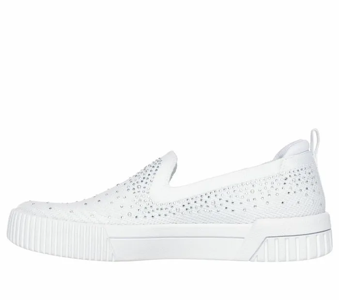 Skechers Jade 8211 Shining Stones White Women Casual Sneakers Skechers Jade 8211 Shining Stones White Women Casual Sneakers