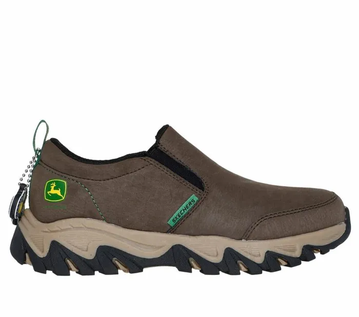 Skechers John Deere Rugged Ranger 8211 TractorBrisk Brown Kids Slipons