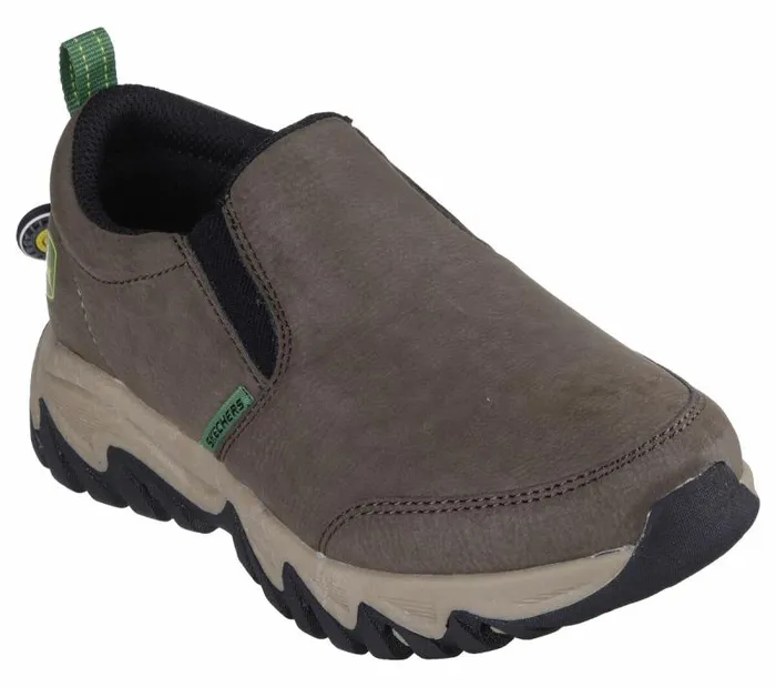 Skechers John Deere Rugged Ranger 8211 TractorBrisk Brown Kids Slipons