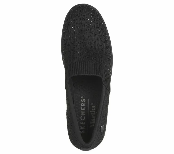 Skechers Martha Stewart PierLite 8211 Reflection Black Women SlipOns Skechers Martha Stewart PierLite 8211 Reflection Black Women SlipOns