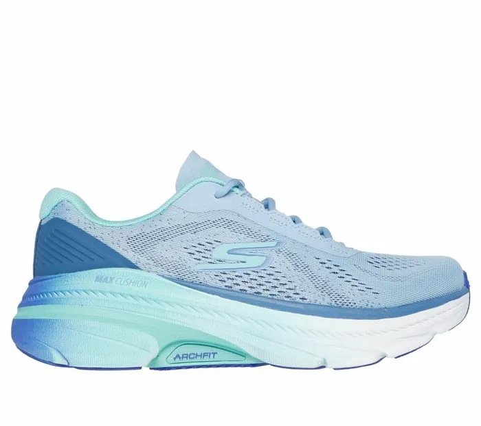 Skechers Max Cushioning Arch Fit 20 8211 Alcona Light Blue Women Athletic Sneakers Skechers Max Cushioning Arch Fit 20 8211 Alcona Light Blue Women Athletic Sneakers