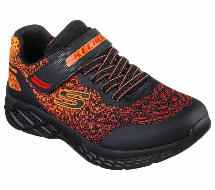 Skechers Microspec II 8211 Tromson Black Red Kids Athletic Shoes and Sneakers Skechers Microspec II 8211 Tromson Black Red Kids Athletic Shoes and Sneakers
