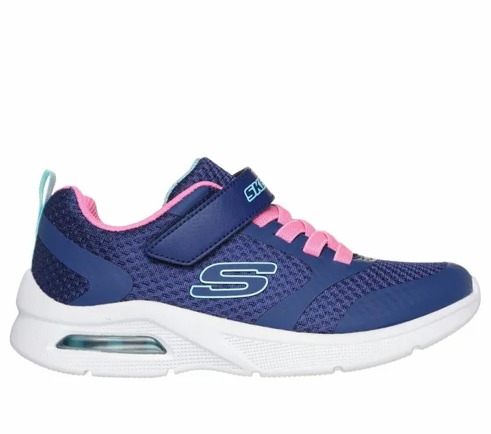 Skechers Microspec Max 8211 Racer Gal Navy Pink Kids Athletic Shoes and Sneakers