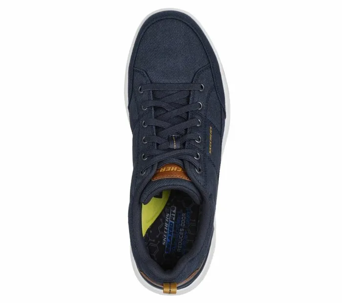 Skechers Relaxed Fit Corliss 8211 Draven Navy Men Casual Sneakers Skechers Relaxed Fit Corliss 8211 Draven Navy Men Casual Sneakers
