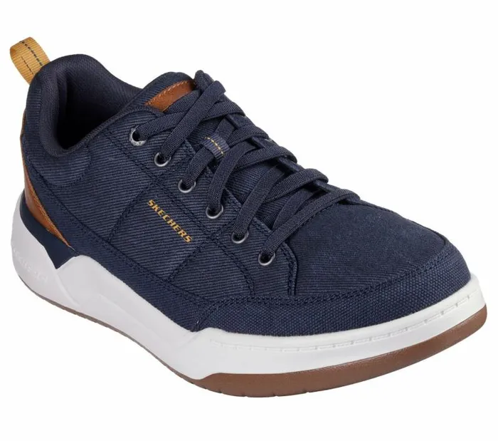 Skechers Relaxed Fit Corliss 8211 Draven Navy Men Casual Sneakers Skechers Relaxed Fit Corliss 8211 Draven Navy Men Casual Sneakers