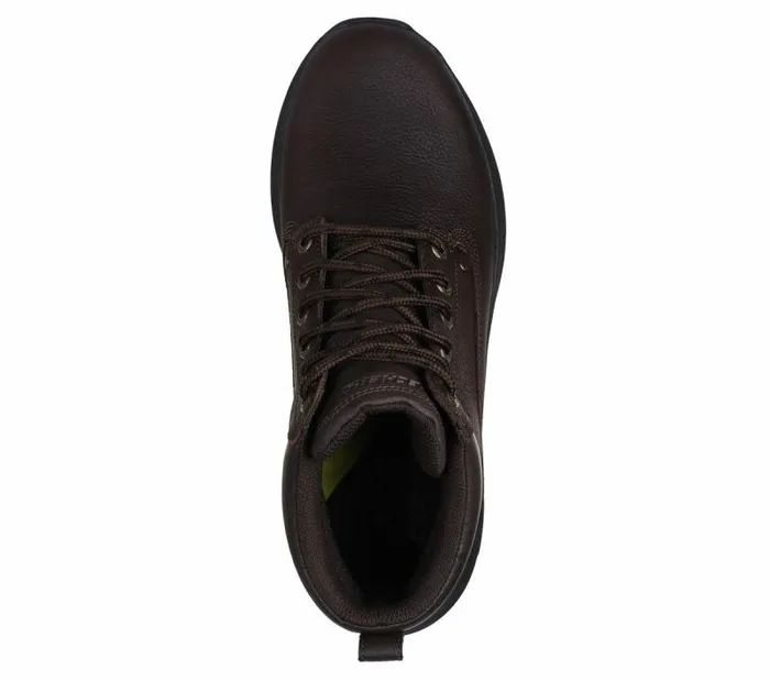 Skechers Relaxed Fit Pollard 8211 Lanser Red Brown Men Boots Skechers Relaxed Fit Pollard 8211 Lanser Red Brown Men Boots