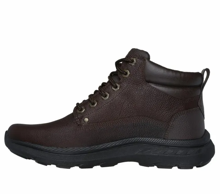 Skechers Relaxed Fit Pollard 8211 Lanser Red Brown Men Boots Skechers Relaxed Fit Pollard 8211 Lanser Red Brown Men Boots