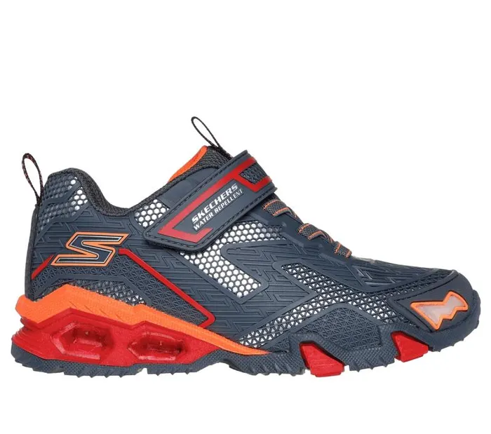 Skechers SLights Hydro Lights 8211 HeatTread Charcoal Orange Kids Athletic Shoes and Sneakers Skechers SLights Hydro Lights 8211 HeatTread Charcoal Orange Kids Athletic Shoes and Sneakers