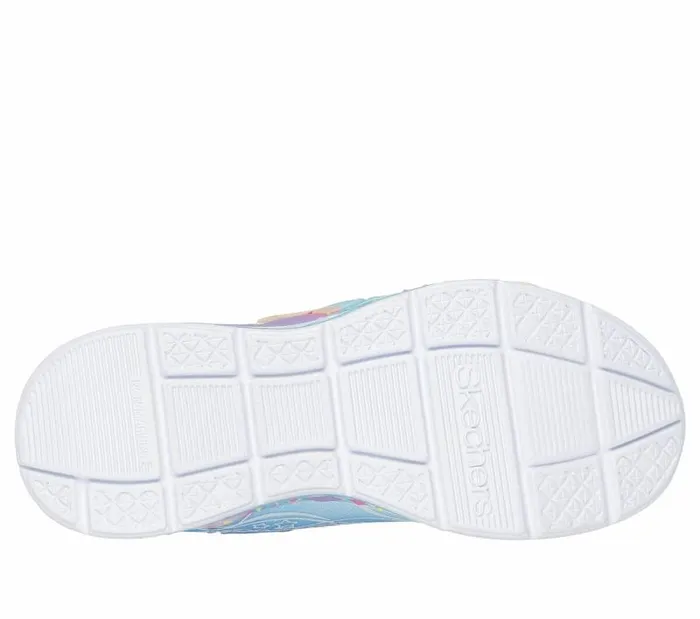 Skechers SLights Mermaid Dreams Blue Multi Kids Lightup Skechers SLights Mermaid Dreams Blue Multi Kids Lightup