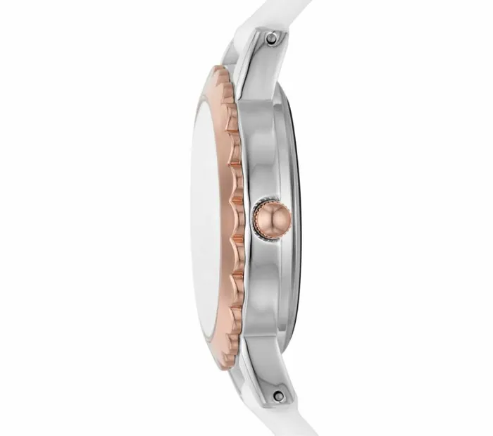 Skechers Scalloped Bezel White Watch White WomenMen Watches Skechers Scalloped Bezel White Watch White WomenMen Watches
