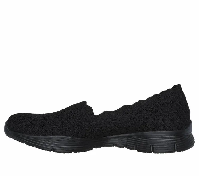Skechers Seager 8211 Alpine Chic Black Women SlipOns Skechers Seager 8211 Alpine Chic Black Women SlipOns