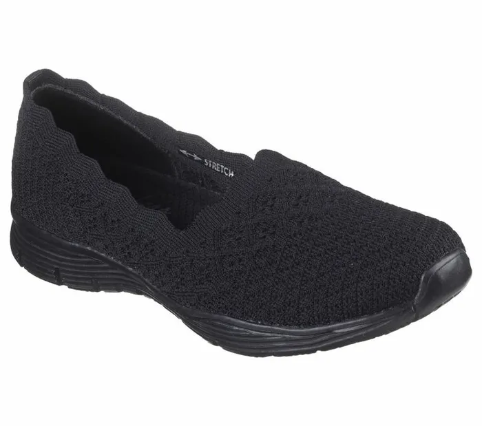 Skechers Seager 8211 Alpine Chic Black Women SlipOns Skechers Seager 8211 Alpine Chic Black Women SlipOns