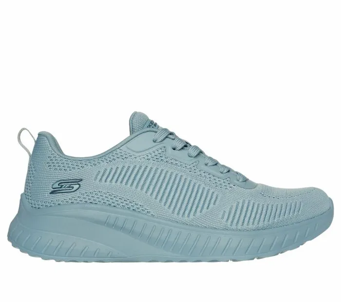 Skechers Skechers BOBS Sport Squad Chaos 8211 Face Off Light Blue Women Athletic Sneakers Skechers Skechers BOBS Sport Squad Chaos 8211 Face Off Light Blue Women Athletic Sneakers