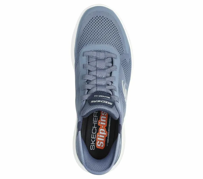 Skechers Skechers Slipins Bounder 20 8211 Emerged Slate Men Athletic Sneakers